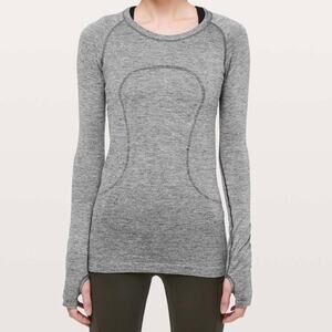 Lululemon Swiftly Tech Long Sleeve Crew Sparkle